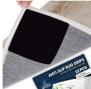 Rug Gripper | Washable & Reusable Non-Slip Rug Gripper for Carpet | Suitable for All Types & Sizes of Rugs
